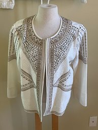 2pc Lot Of Chicos Embellished Jackets C35