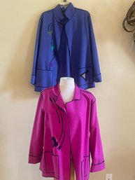 Lot Of Two Beppa Unlined Coats  C28