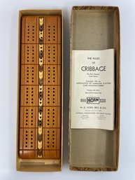 Vintage Cribbage Board