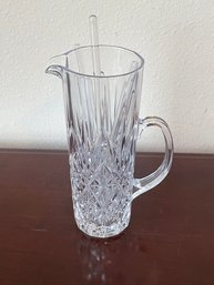 Vintage Cristal D'arques 'chantilly' Lead Crystal Cocktail Pitcher K73