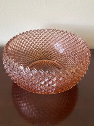 Vintage (1930s) Anchor Hocking 'miss America' Bowl Hobnail Pattern With Curved Sides - Excellent Condition K89