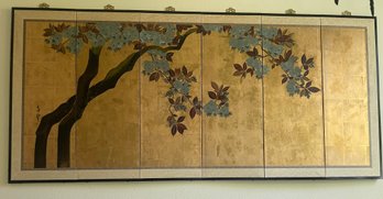 Japanese 6 Panel Byobu Screen L133