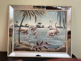 Vintage (1950) Flamingo Print AR44