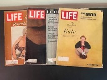 Lot Of Vintage Life/look Magazines R205