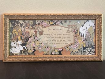 Friendship Poem In Gold Frame AR64