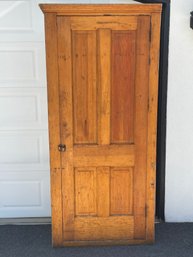 Antique Primitive Pine Storage Cabinet G2