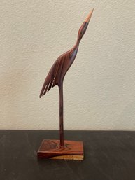 10.5' Tall Wooden Swan T25