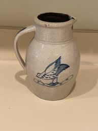 Vintage (1980) Hand Thrown Rowe Pottery Stoneware Jug/pitcher T40