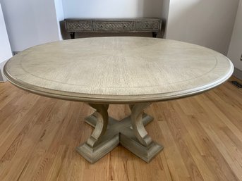 Bernhardt Round Oak Dining Table