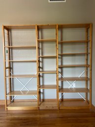 Container Store Pine Shelving System