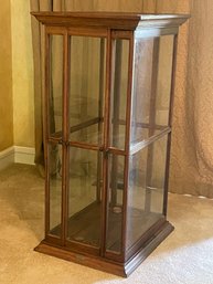 Antique Oak Display Case B204