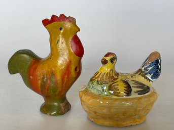 Lot Of Small Chicken Figurines