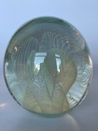 Vintage Eickholt Glass Paperweight