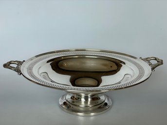 Silverplate Pedestal Bowl