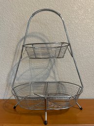 Two Tier Metal Basket