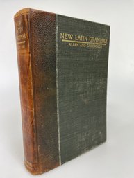 Allen & Greenoughs New Latin Grammar For Schools & Colleges