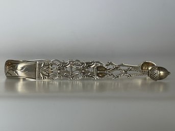 Antique Sterling Silver Tongs