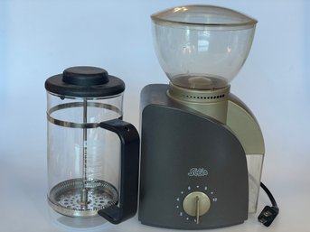 Solis Scala Coffee Grinder & Bodum French Press