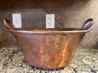 Heavy Hammered Copper Tub