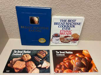 Lot Of Bread Machine Cookbooks