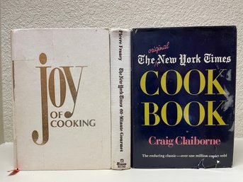 Lot Of New York Times & Joy Of Cooking Cookbooks