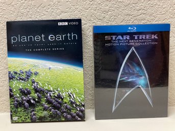 Star Trek The Next Generation Collection & Planet Earth DVD's