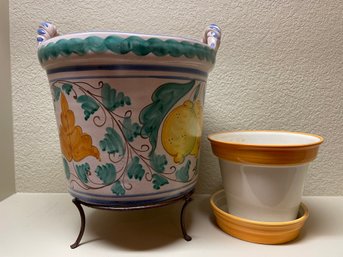 Handmade Terra Cotta Pot & Ceramic Flower Pot