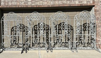 Set Of 4 Free Standing Metal Screens/dividers