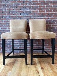 Pair Of Williams Sonoma Home Counter Stools