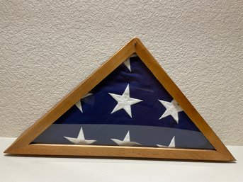 American Flag In Presentation Box