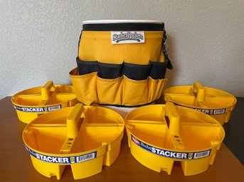 Stacker Pockets Tool Bucket