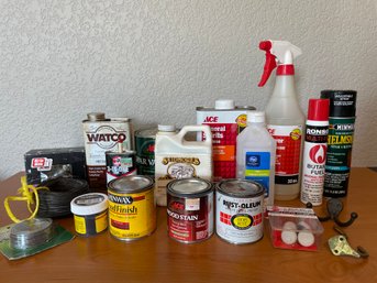 Lot Of Workshop Chemicals