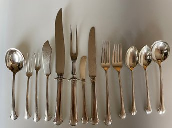 Set Of Towle Chippendale Sterling Silver Flatware