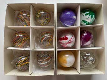 Lot Of Glass Czechoslovakian Christmas Ornaments