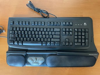 Logitech Keyboard With Roller Mouse Pro