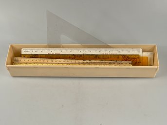 Lot Of Vintage Advertising & Other Rulers