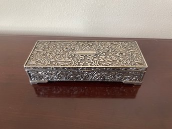Vintage Godinger Silver Plated Jewelry Box A39