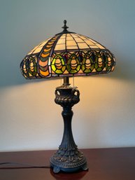 Nicely Detailed Dale Tiffany Style Reproduction Table Lamp L30