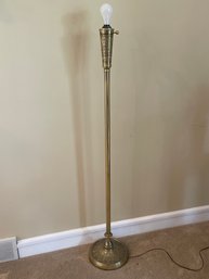 Vintage Brass Stiffel Floor Lamp With Heavy Detailed Base & Dimmer Switch L75