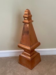 Large Copper Garden Obelisk F2