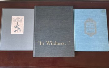 Lot Of 3 Illustrated Books (literary England, In Wildness, Illustrated Herbal) R6