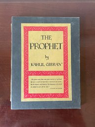 1971 Hardcover (w/Case) Reprint Of The Prophet By Kahlil Gibran R11