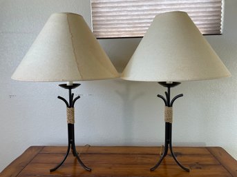 Pair Of Table Lamps