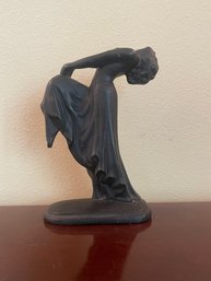 Vintage Dancing Woman Statue F9