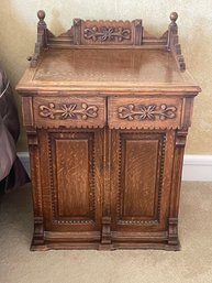 Antique 1898 Newhome Sewing Machine Cabinet B20