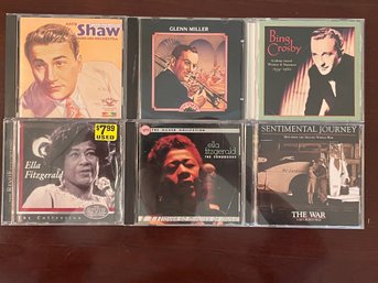 Lot Of 6 1940s Music CDs M2