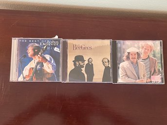 Lot Of 3 John Denver, BeeGees, And Simon & Garfunkel CDs M5