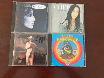 Lot Of 4 Cher And Leon Redbone CDs M8