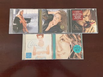 Lot Of 5 CDs (4 Celine Dion, 1 Diana Krill) M16