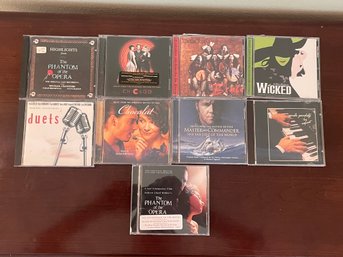 Lot Of 9 Movie/musical Soundtrack CDs M17